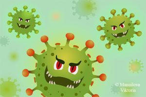 bad coronavirus cells